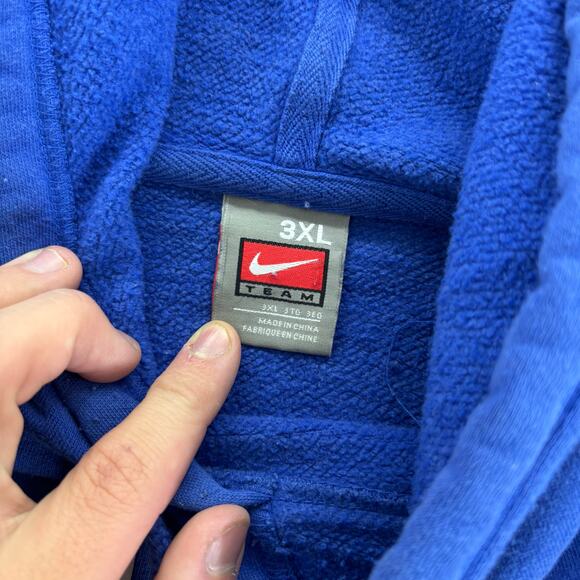 VTG 90s Nike SDSU Jacks Hoodie South Dakota State University Mens 3XL Sweatshirt - Picture 7 of 8